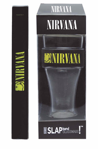 Nirvana Smiley Logo Heavy Duty Slap Band Pint Glass