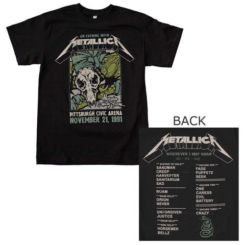 Metallica Pittsburgh Arena T-Shirt