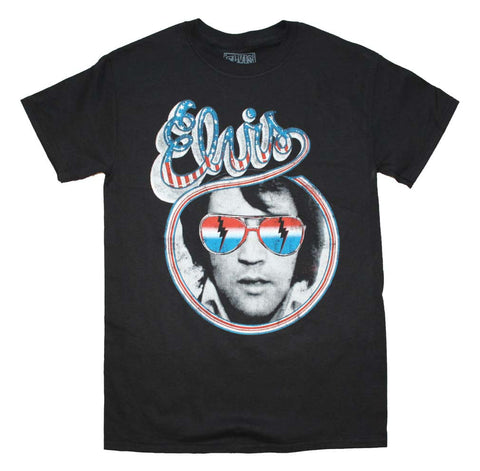 Elvis Presley Red, White and Blue Photo T-Shirt