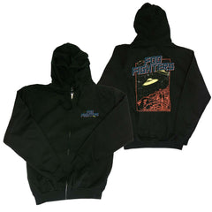 Foo Fighters UFO Zip Hoodie Sweatshirt