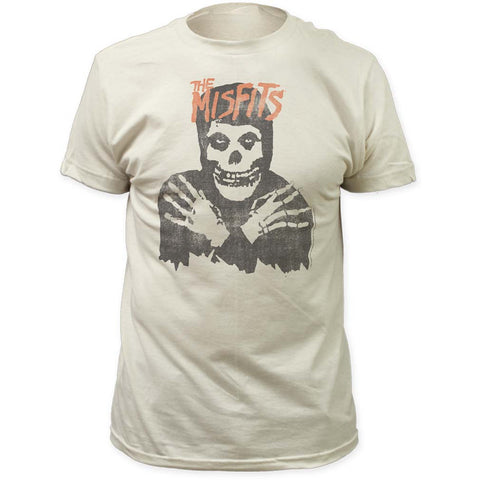 Misfits Classic Skull Distressed Print T-Shirt