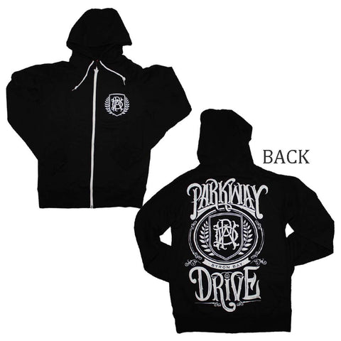 Parkway Drive Monogram Contrast Zip Hoodie