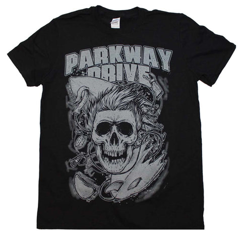 Parkway Drive Surfer Skull T-Shirt