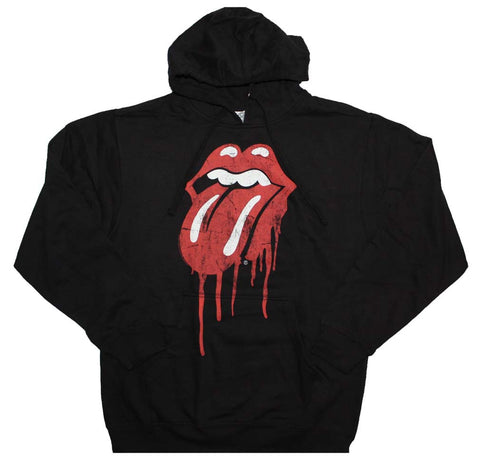 Rolling Stones Dripping Tongue Pullover Hooded Sweatshirt